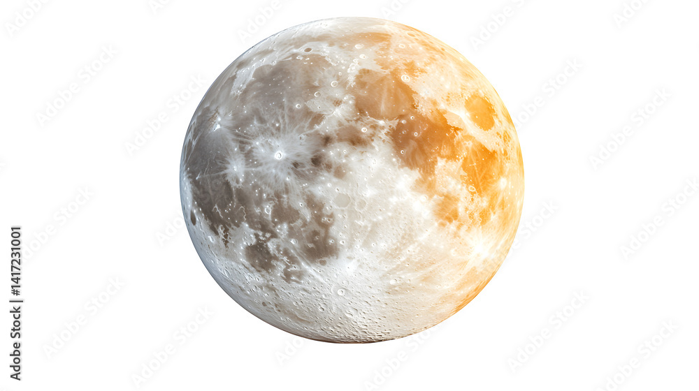 full glowing moon isolated on white background, high-definition, realistic look full glowing moon isolated on white background, high-definition, realistic look