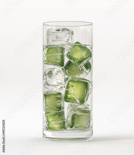 Wallpaper Mural Lemon water with ice Torontodigital.ca