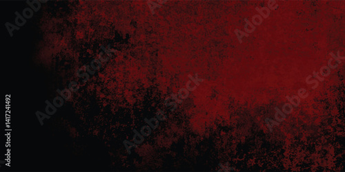Artistic Texture in Red and Black with Moody Grunge Style

