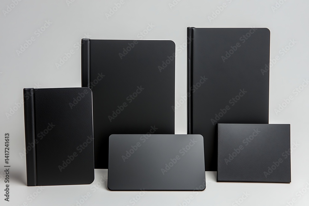 Black Notebooks Display Black Notebooks Display