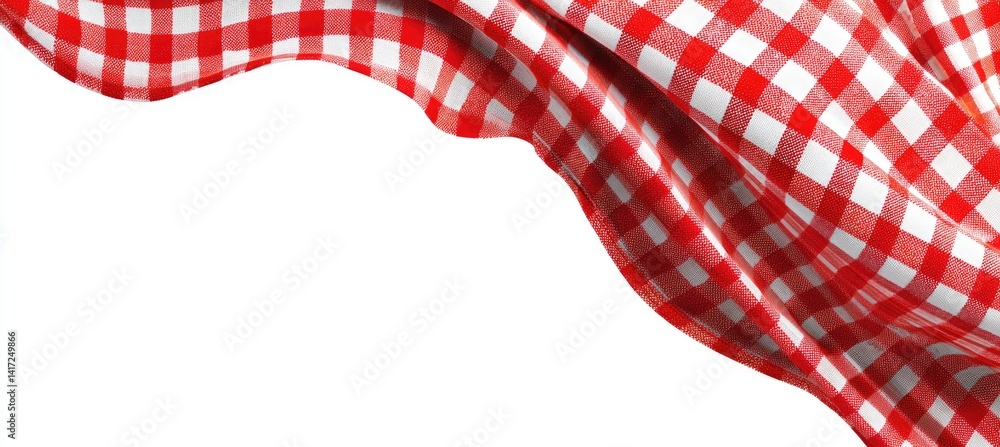 Red and white checkered tablecloth (4) Red and white checkered tablecloth (4)