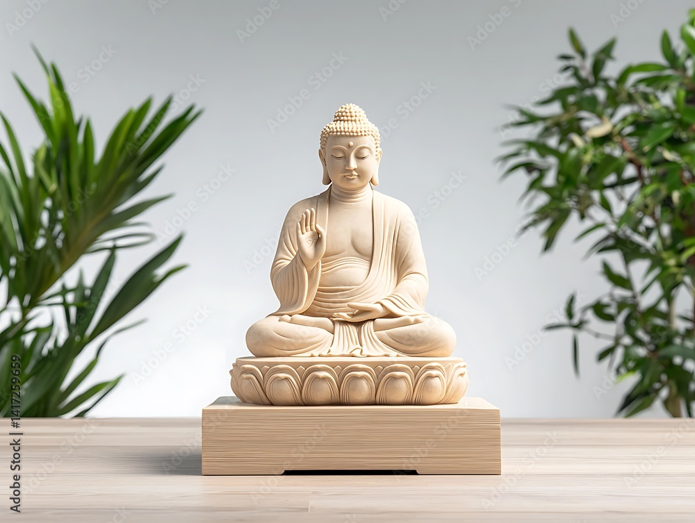 Buddha Statue, Peaceful Pose Buddha Statue, Peaceful Pose