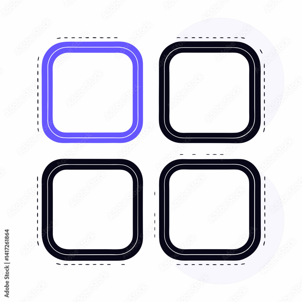 Glossy layered shapes with subtle embossed contour create modern design. vibrant colors and clean lines evoke sense. Isolate on white background, copy space, commercial use Glossy layered shapes with subtle embossed contour create modern design. vibrant colors and clean lines evoke sense. Isolate on white background, copy space, commercial use