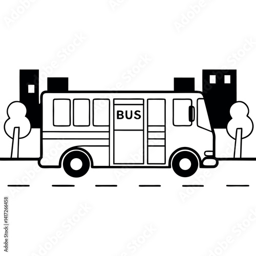 Bus  vector illustration
