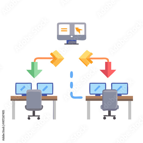 Decentralized Data System with Redundant Data Backup Flow