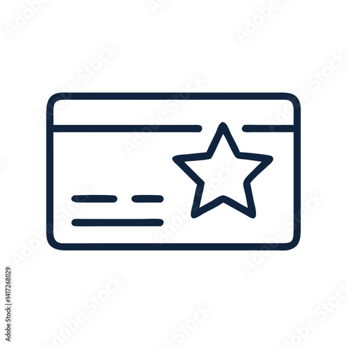 Loyalty Card Icon - VIP Membership, Reward System