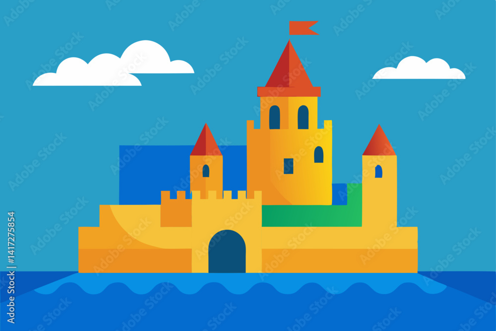 castle on the sea castle on the sea