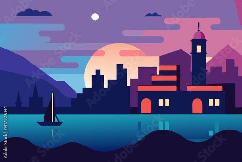night city landscape