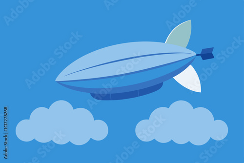vector illustration of an airplane