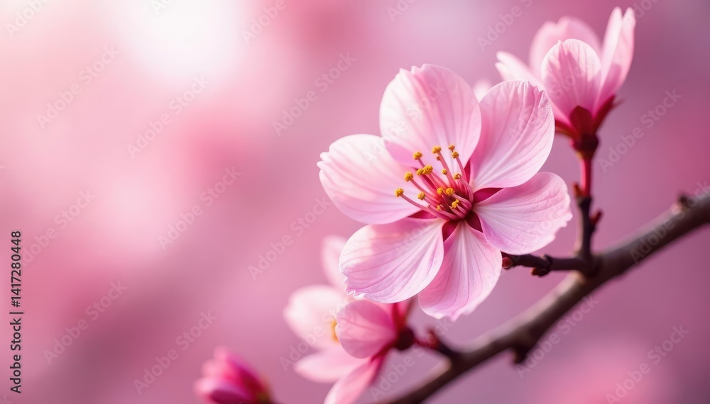 Delicate pink cherry blossoms, full bloom, soft petals , fabric, pink petals, nature Delicate pink cherry blossoms, full bloom, soft petals , fabric, pink petals, nature