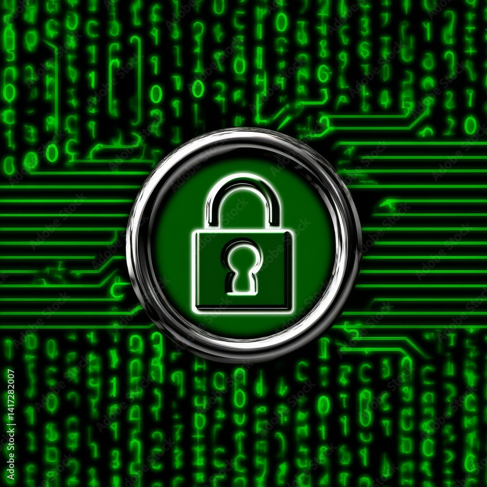 Cybersecurity Lock with Digital Matrix: Protecting Data in the Modern Era