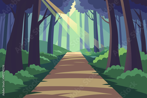 dreamy-path-in-anime-forest-with-light-rays