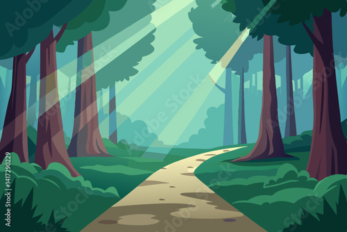 dreamy-path-in-anime-forest-with-light-rays