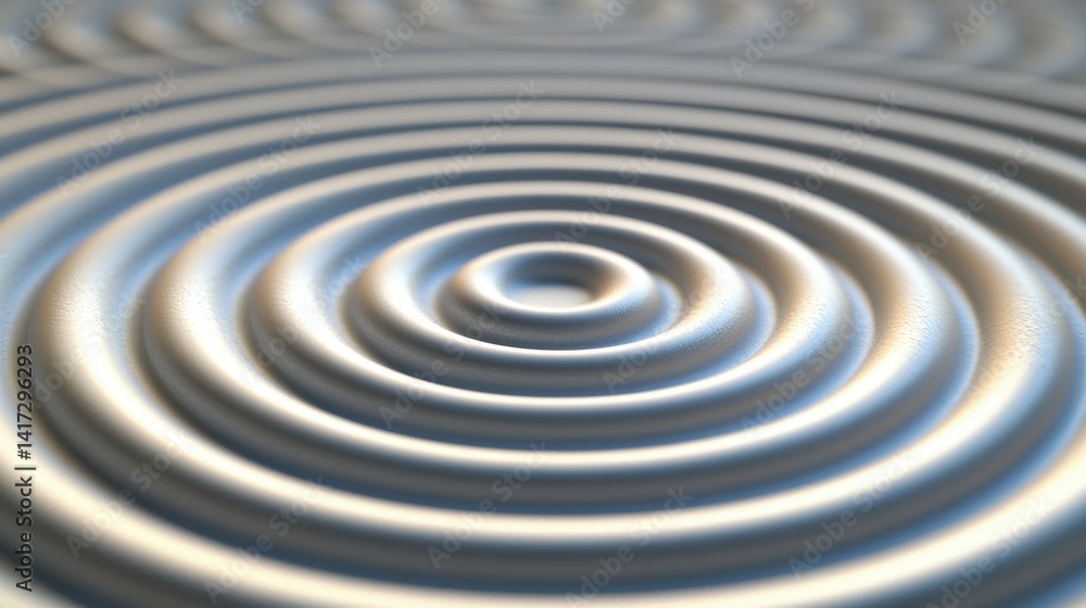 Ripple Patterns Flowing Across a Smooth Surface in Soft Light Ripple Patterns Flowing Across a Smooth Surface in Soft Light