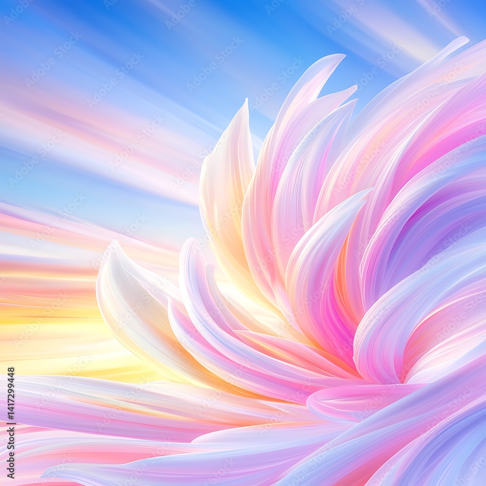 Abstract Floral Sky Art Abstract Floral Sky Art