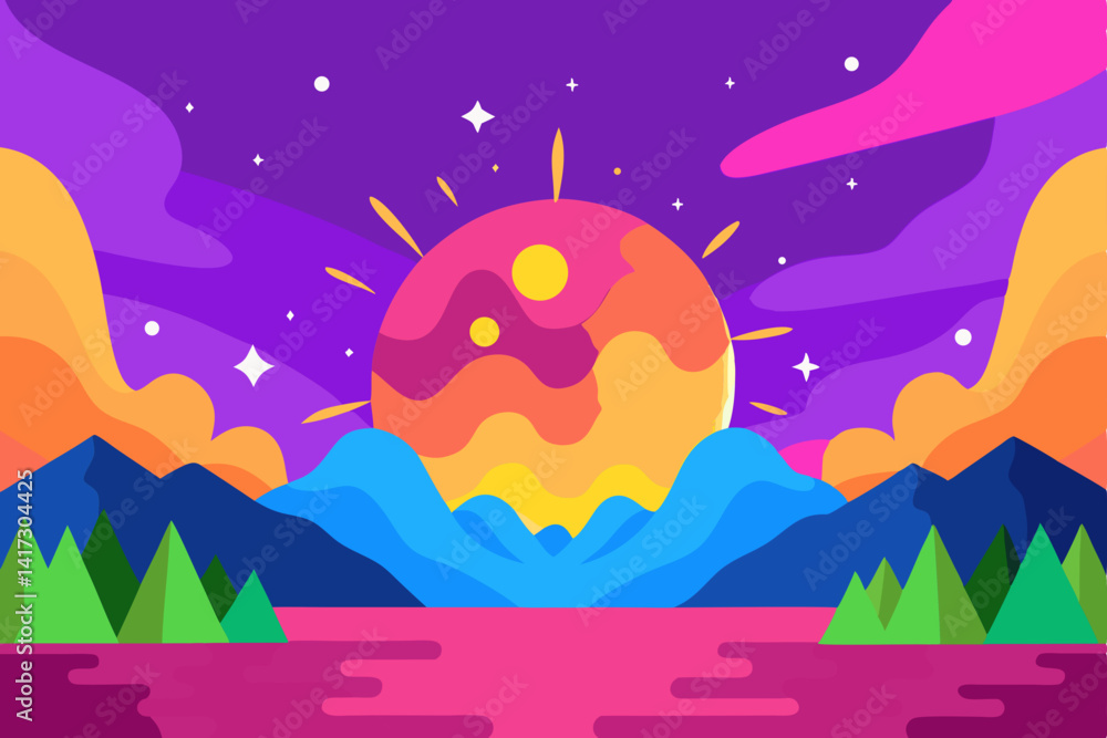 color-explosion-in-dreamy-nature-scene color-explosion-in-dreamy-nature-scene