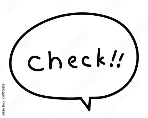 checkフキダシ2