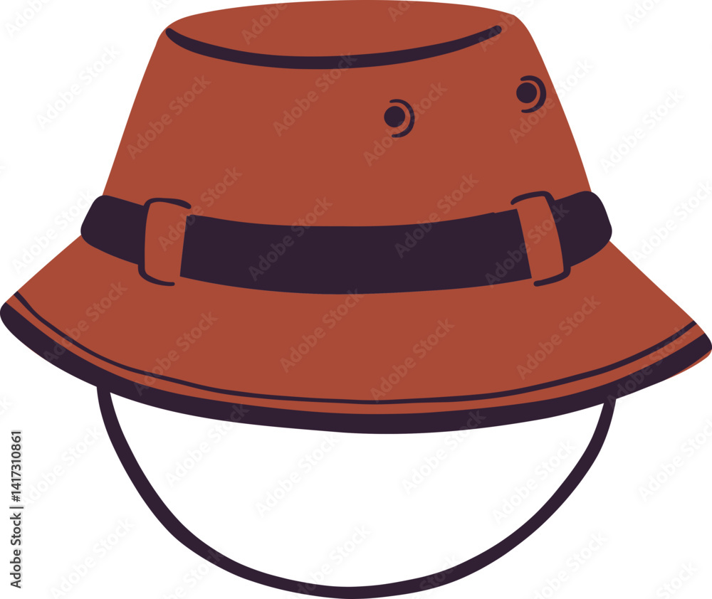 Fototapeta premium Adventure Bucket Hat for Outdoor Activities