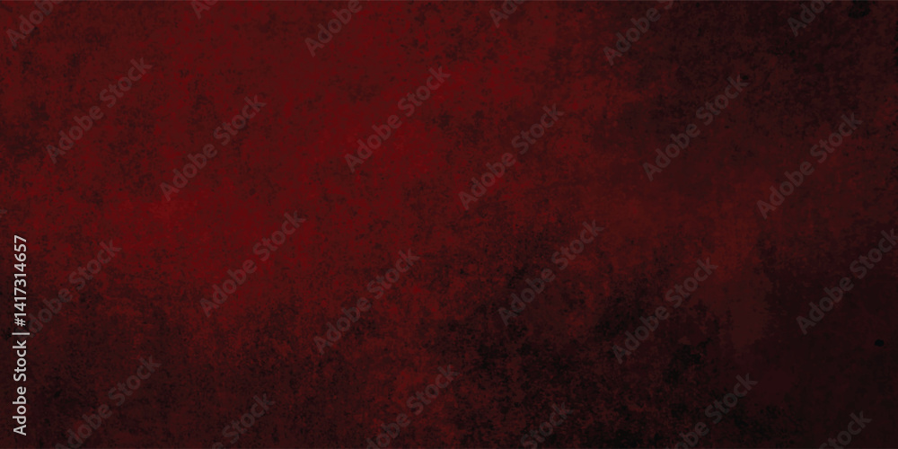 Fototapeta premium Red and Black Horror Style Texture with Grunge Layers