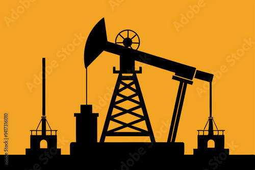 oil-industry-drilling-machine-silhouette