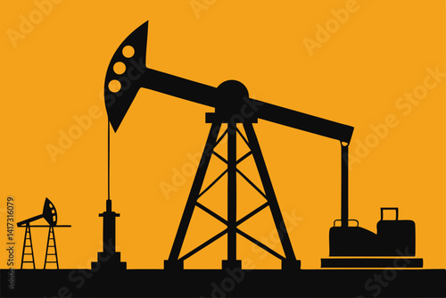 oil-industry-drilling-machine-silhouette