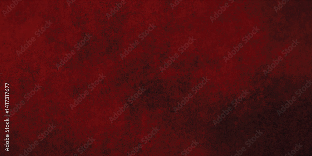 Fototapeta premium Deep Crimson Painted Texture with Black and Rough Finish