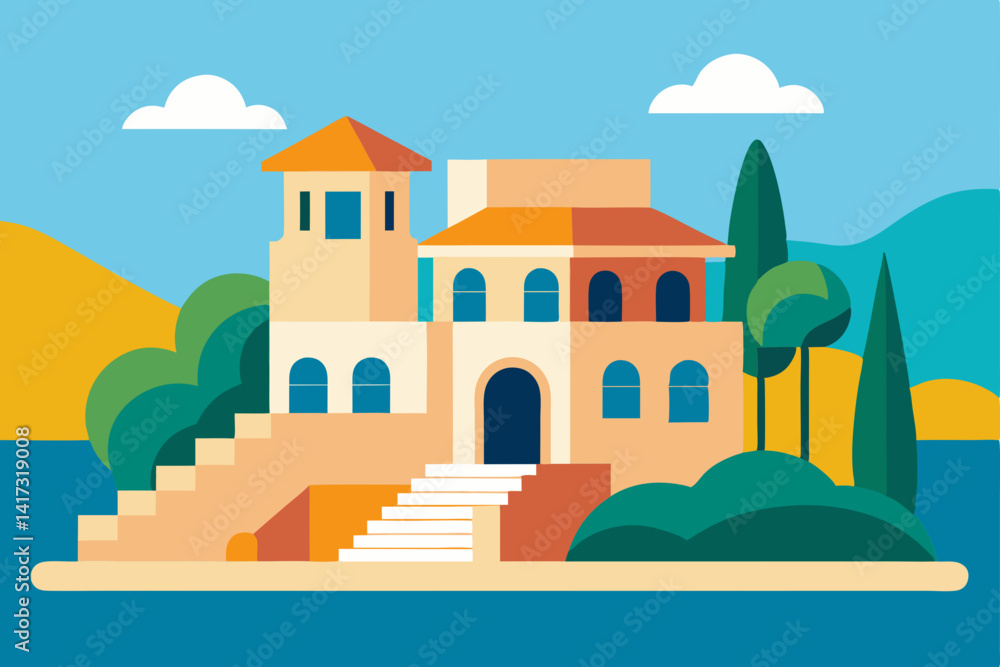 seaside-villa-with-mediterranean-architecture seaside-villa-with-mediterranean-architecture