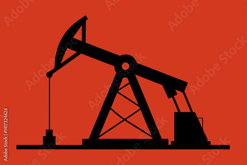 vector-silhouette-of-oil-pumpjack