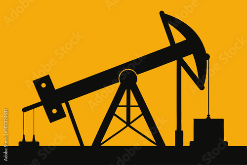 vector-silhouette-of-oil-pumpjack