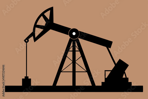 vector-silhouette-of-oil-pumpjack