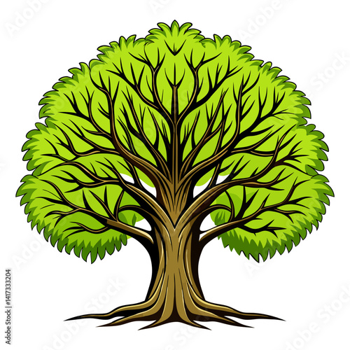  Elegant Hackberry Tree Illustration Design