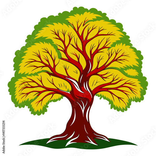  Bold Hackberry Tree Illustration Design