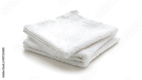 White Towels with Stacked, Clean, and Studio.