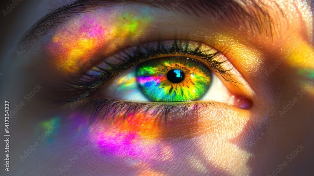 A Kaleidoscope of Color: Capturing the Vivid Beauty of the Human Eye A Kaleidoscope of Color: Capturing the Vivid Beauty of the Human Eye