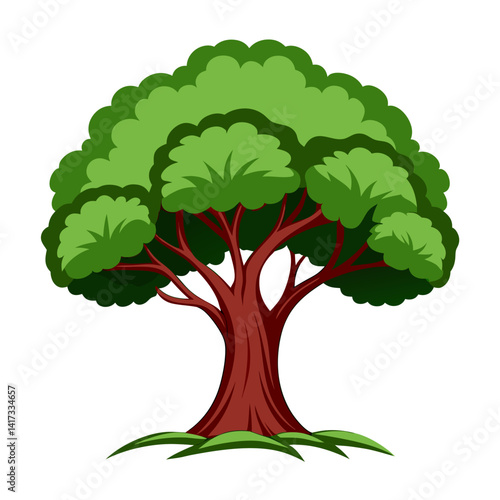  Charming Holly Tree Artwork on White