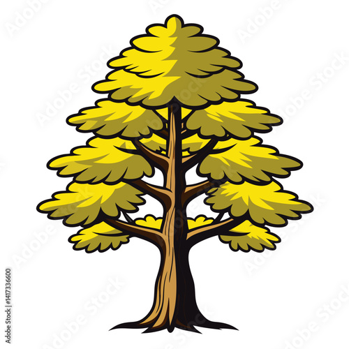  Bold Larch Tree Illustration Design