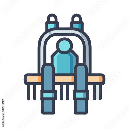 Jetpack Icon Representing Personal Aerial Mobility and Futuristic Flight Technology