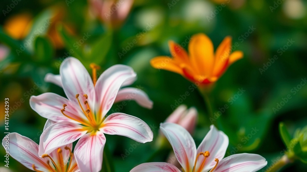 Fototapeta premium yellow flower in the garden