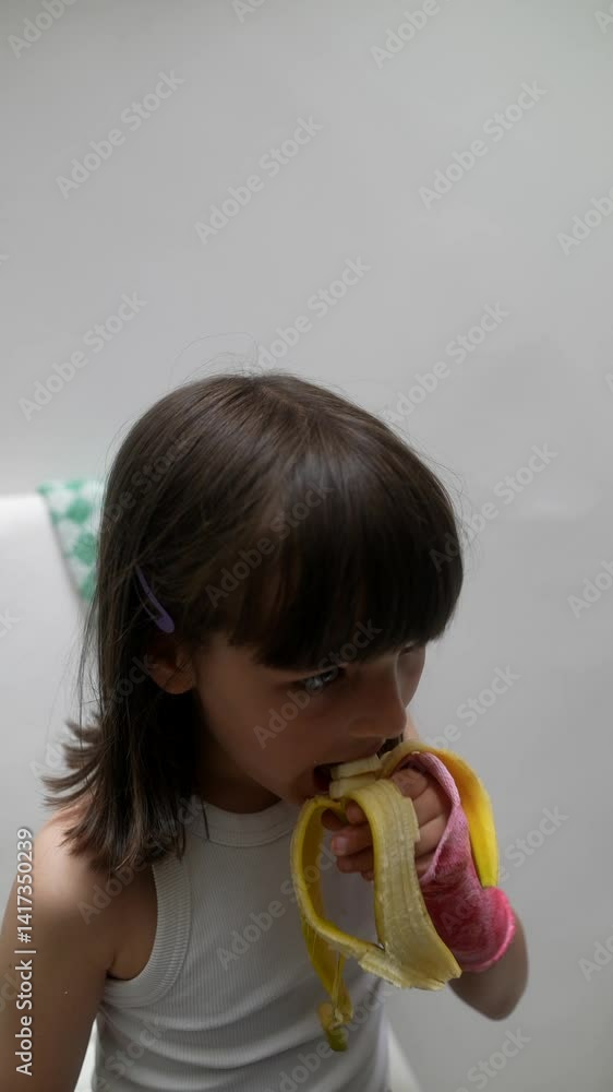 Savoring the Experience of Eating a Banana This is a Truly Delightful Snack Moment Savoring the Experience of Eating a Banana This is a Truly Delightful Snack Moment
