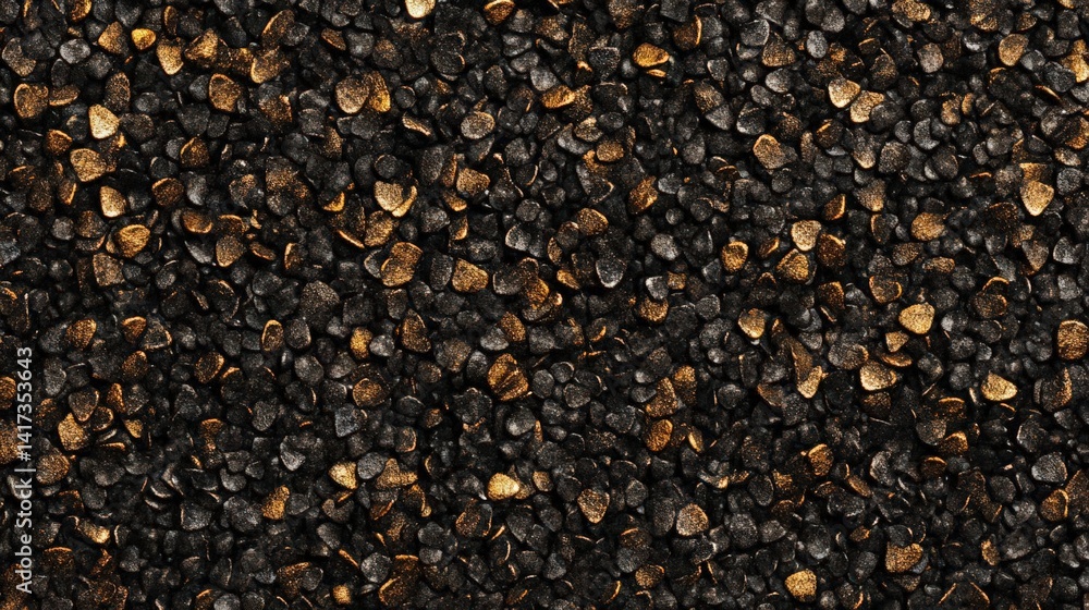 Seamless top view of photorealistic pea gravel texture, showcasing a natural, earthy background ideal for design and landscaping projects. Seamless top view of photorealistic pea gravel texture, showcasing a natural, earthy background ideal for design and landscaping projects.