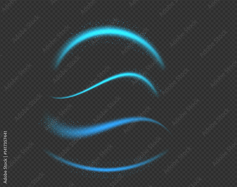 Fototapeta premium Lighting effect element