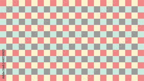 Gingham pastel wallpaper backgrounds help create memorable, beautifully curated spaces.