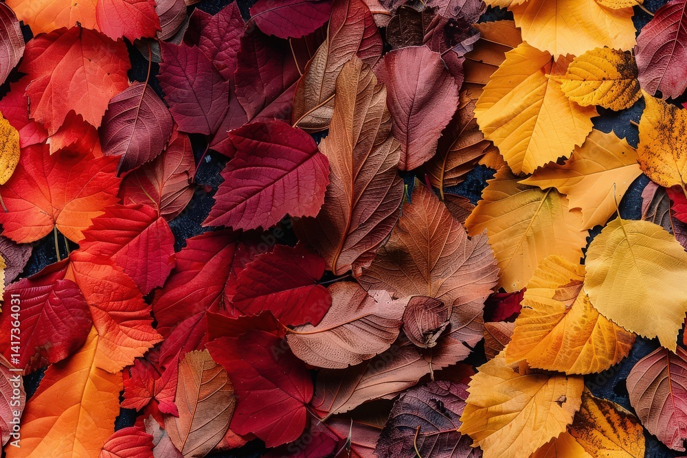 Artistic composition of leaves arranged in gradient hues, reflecting creativity and color theory. Artistic composition of leaves arranged in gradient hues, reflecting creativity and color theory.