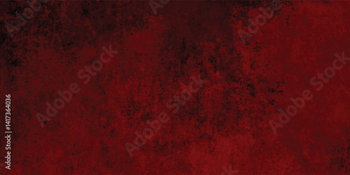 Grunge Red Ink and Paint Texture with Weathered Effects

