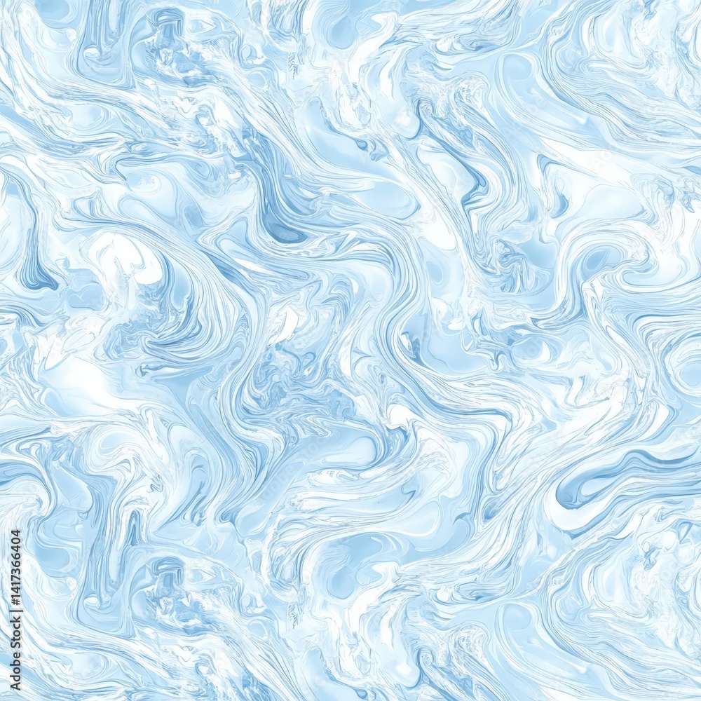 Seamless pattern of light blue water showcasing delicate ripples and swirls. Abstract background with detailed texture highlights natural beauty. High-resolution digital illustration. Seamless pattern of light blue water showcasing delicate ripples and swirls. Abstract background with detailed texture highlights natural beauty. High-resolution digital illustration.