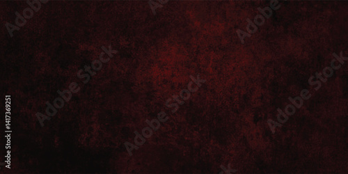 Deep Crimson and Black Grunge Surface with Rough Texture


