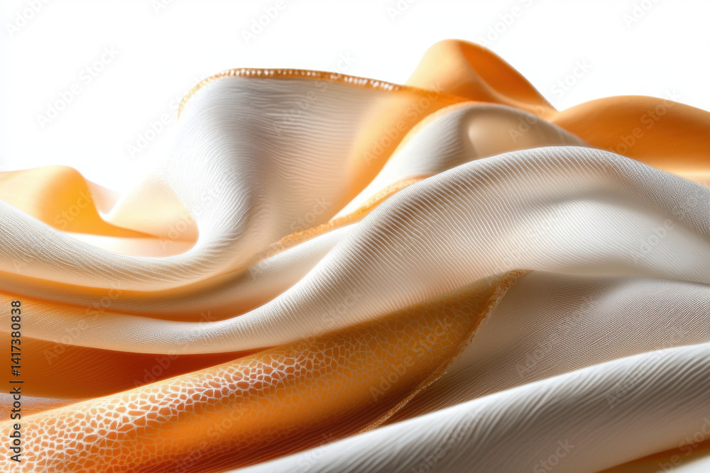Elegant classic silk scarf products with intricate patterns fashion accessories studio setting soft lighting luxurious design concept for trendy outfits