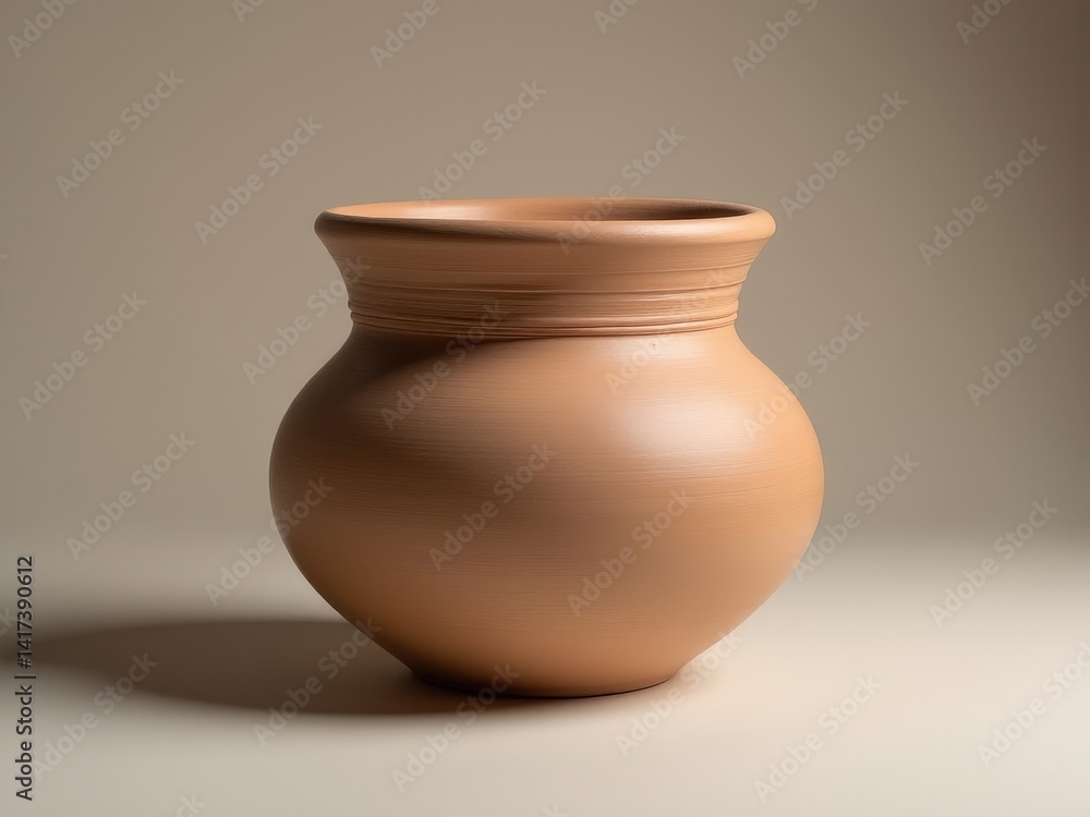 Ceramic clear vase, planter. The vase is empty and has a simple, elegant design. handmade pottery, DIY products. Ceramic clear vase, planter. The vase is empty and has a simple, elegant design. handmade pottery, DIY products.
