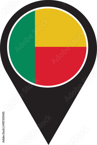 benin in the world flag location point icon pack Free Download benin in the world flag location point icon pack - GFXLoad