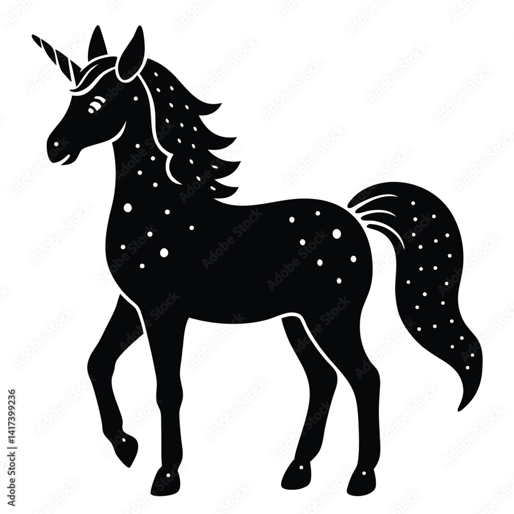 unicorn vector sihouette unicorn vector sihouette